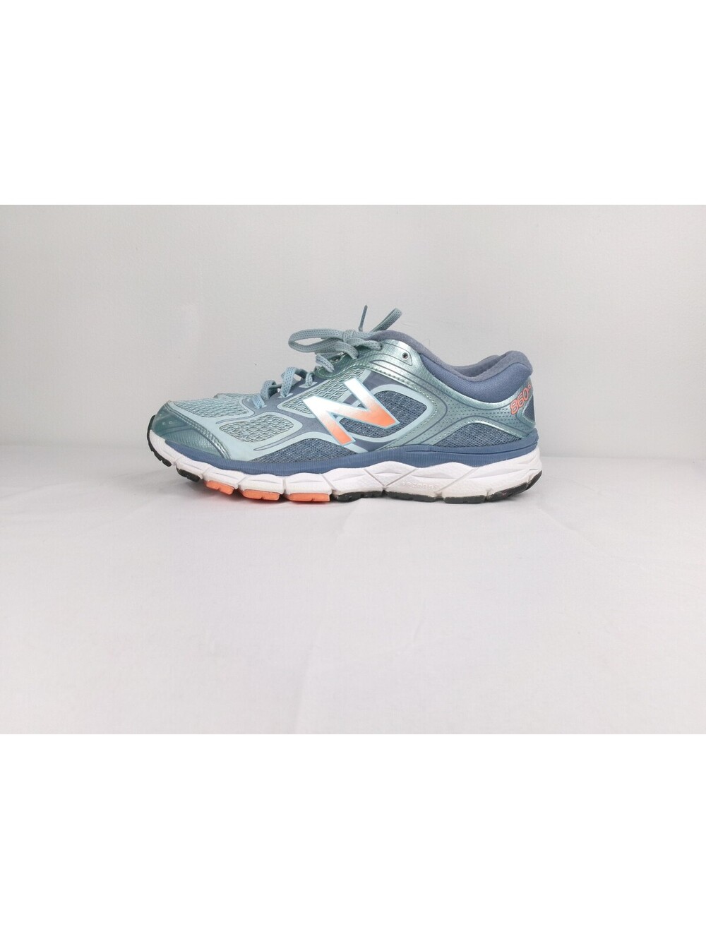 New Balance 860v6 Womens 10 B W860BP6 Stability Running Shoes Blue Coral
